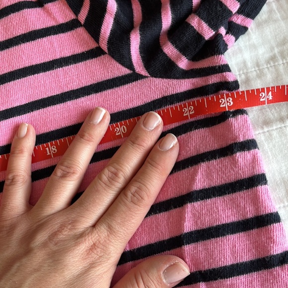 Preppy lightweight cotton striped sweater - Picture 4 of 5